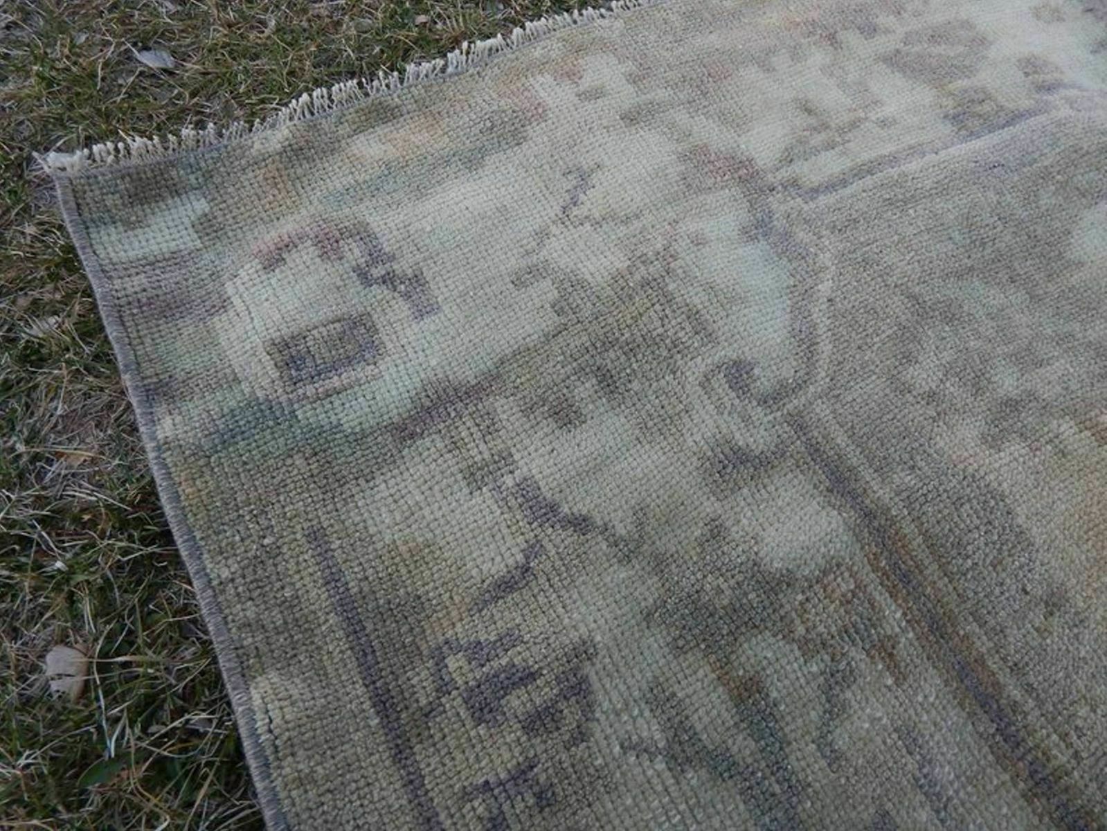 Caucasian Wool Carpet, 1970s, 1960s photo vintage