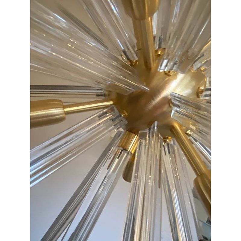Sputnik Chandelier In Murano Glass Style From Italy photo buy