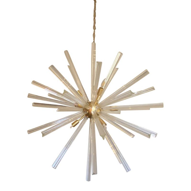 Sputnik Chandelier In Murano Glass Style From Italy