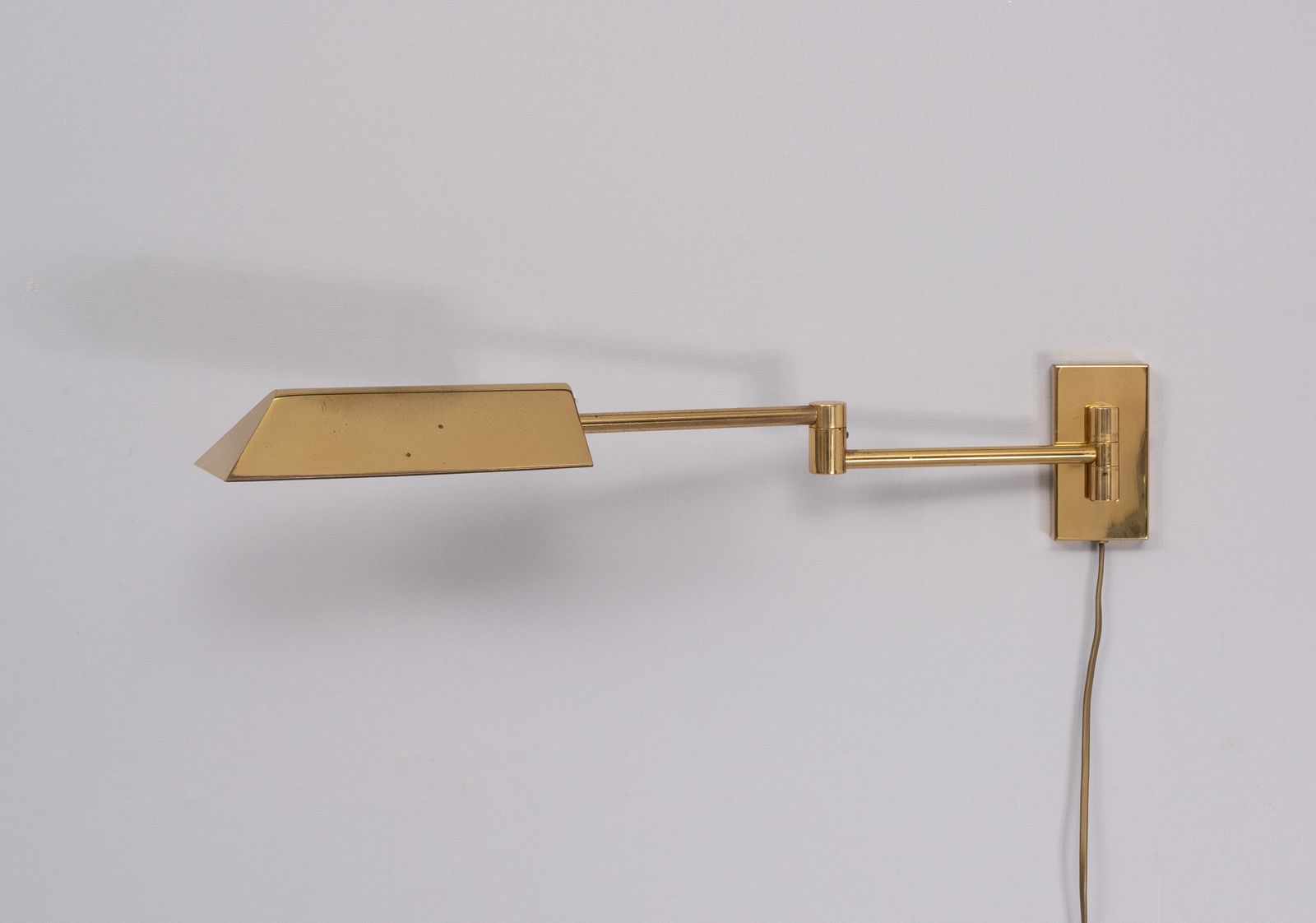 Messing Zwenkarm Wandlamp Duitsland Jaren 1970 photo buy