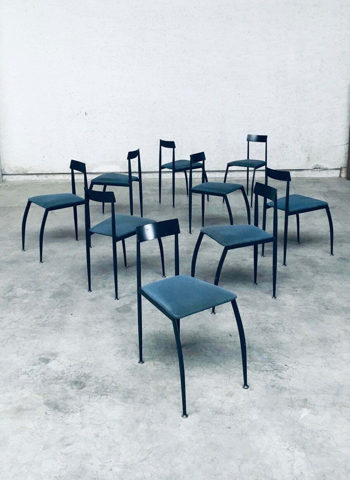 2500.0 Postmodern Design "Lolly" Eetkamerstoelen Van Fly Line, Italië, Jaren 1980 photo