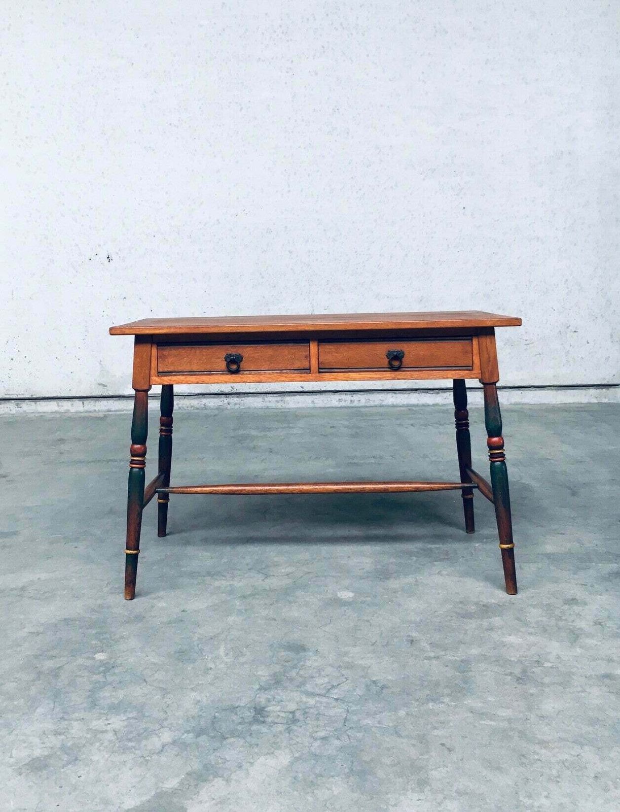 Amsterdam School Design Geschilderd Bureau, Nederland Jaren 1920 photo Meubels