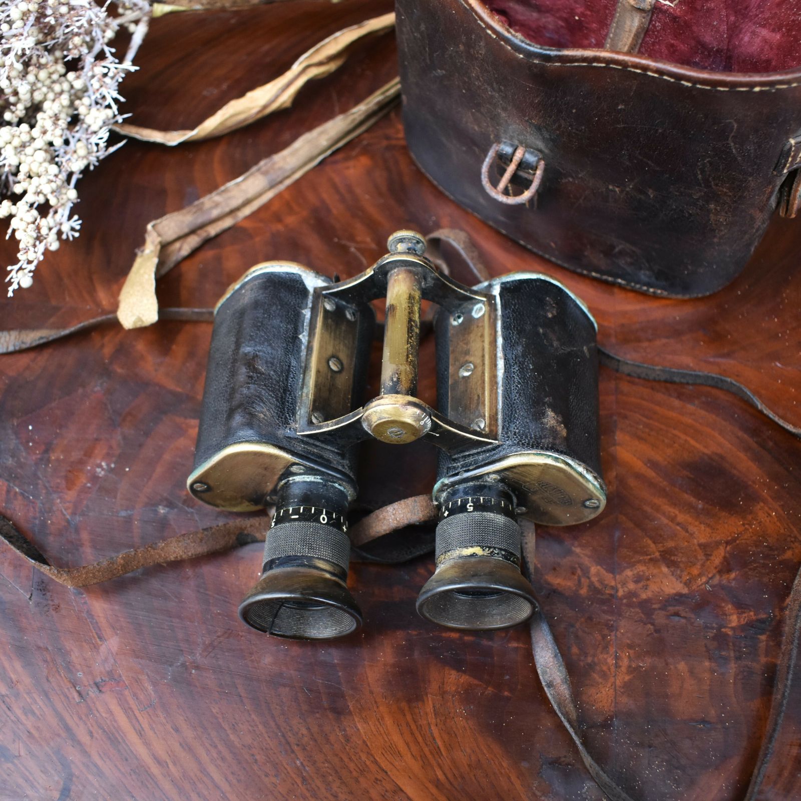 Home Decor Antique Mary Jaffray Hartsfield House Betchworth Surrey Carl Zeiss Binoculars photo