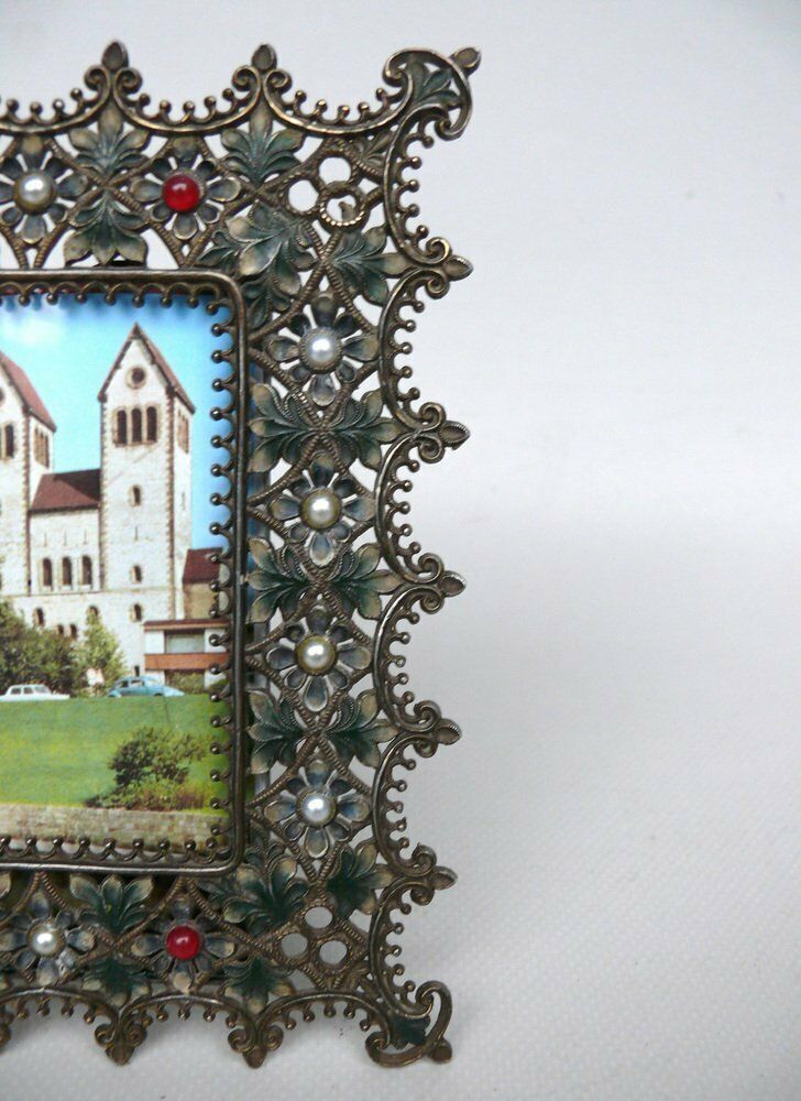 Home Decor Art Nouveau Picture Frame, Italy, 1890s photo
