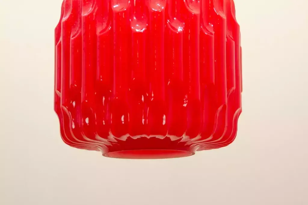 Brutalist Opaline Glass Chandelier By Karel Wolf For Osvětlovací Sklo, 1970´S photo 597.0