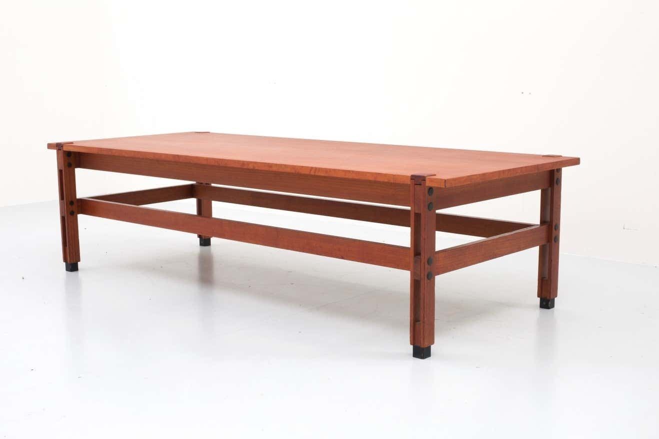 Ico Parisi ‘Tivoli’ Coffee Table In Teak For Mim Roma photo furniture