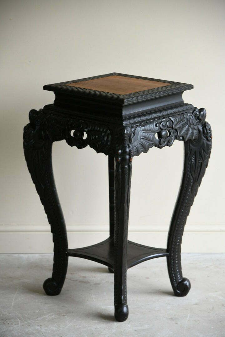 photo for sale Oriental Ebonised Jardinere Plant Stand