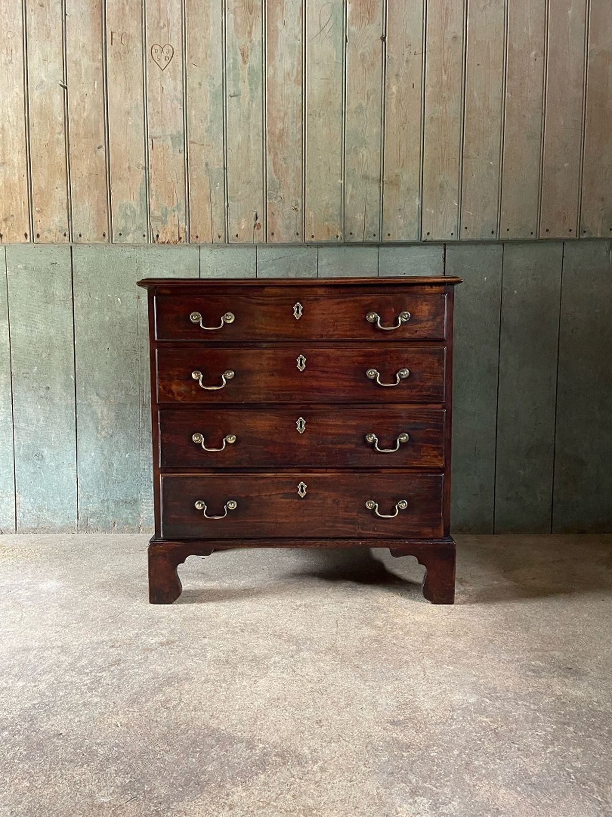 George II Mahogany Chest Of Drawers photo Furniture