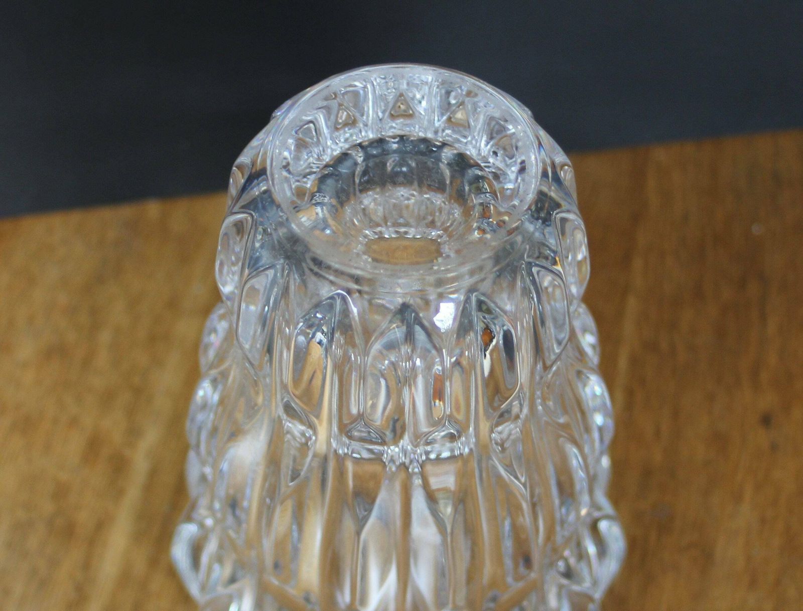Czechoslovakian Crystal Art Glass Vase (Bohemia Poděbrady) photo buy