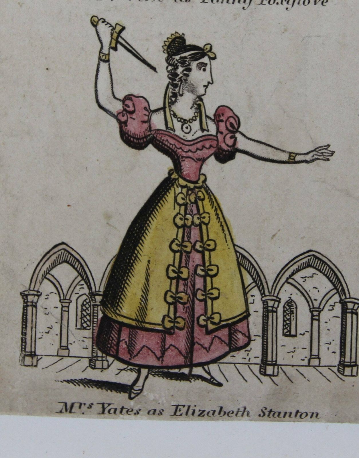 Victorian Antique Toy Theatre Sheet By M&B Skelt For Tom Cringle C1850 photo for sale