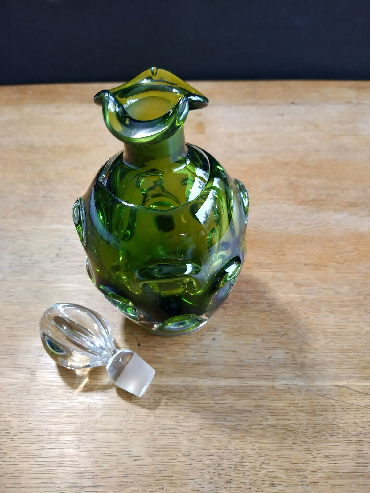 Aseda Glasbruk Vintage Swedish Decanter photo 80.0