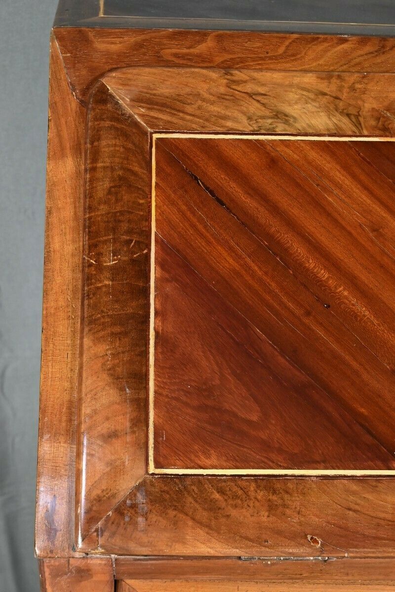 photo vinterior Desk In Plum And Walnut, Louis XV Period   18th Century