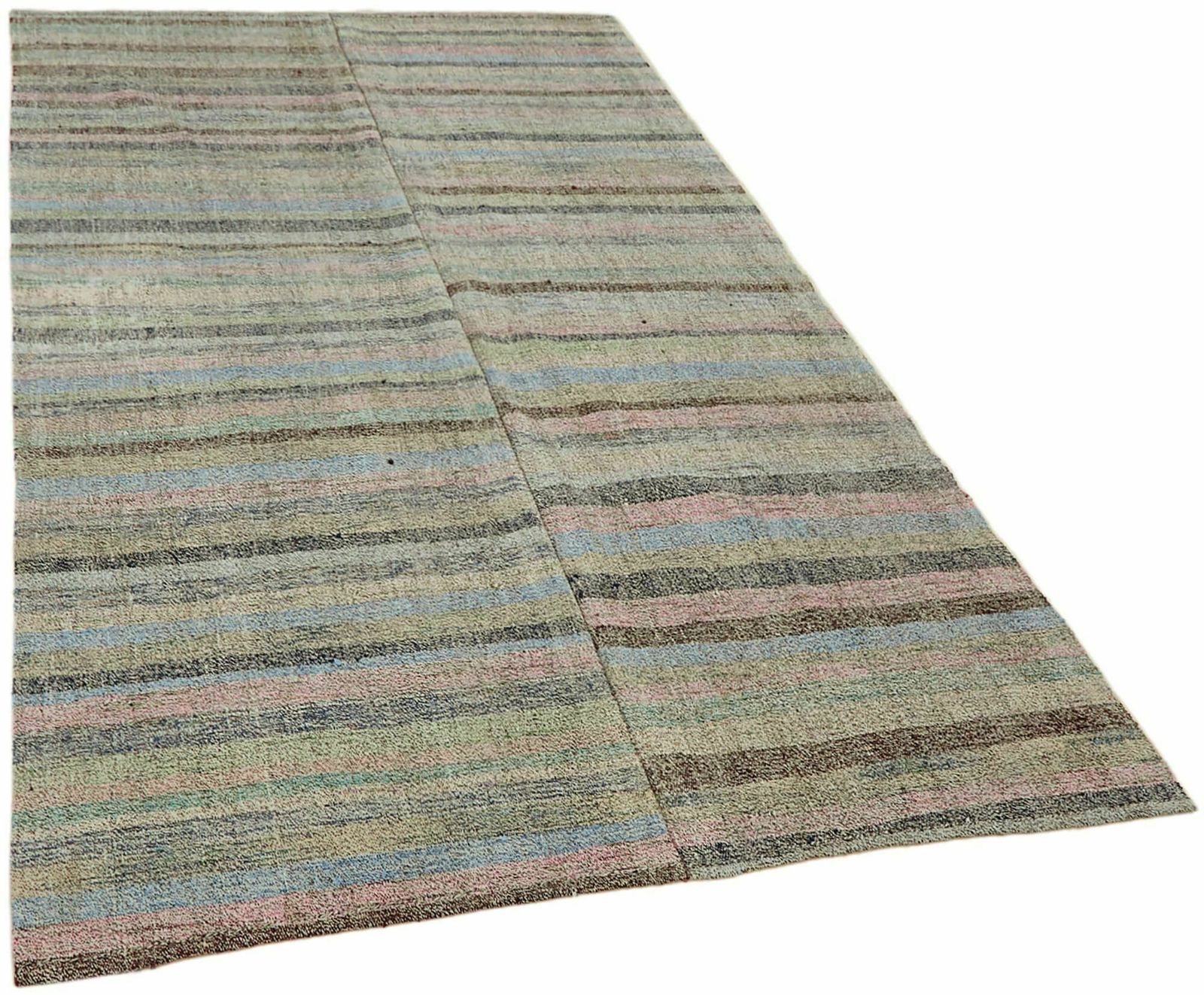 5x9 Multicolor Anatolian Kilim Rug   43479 photo furniture