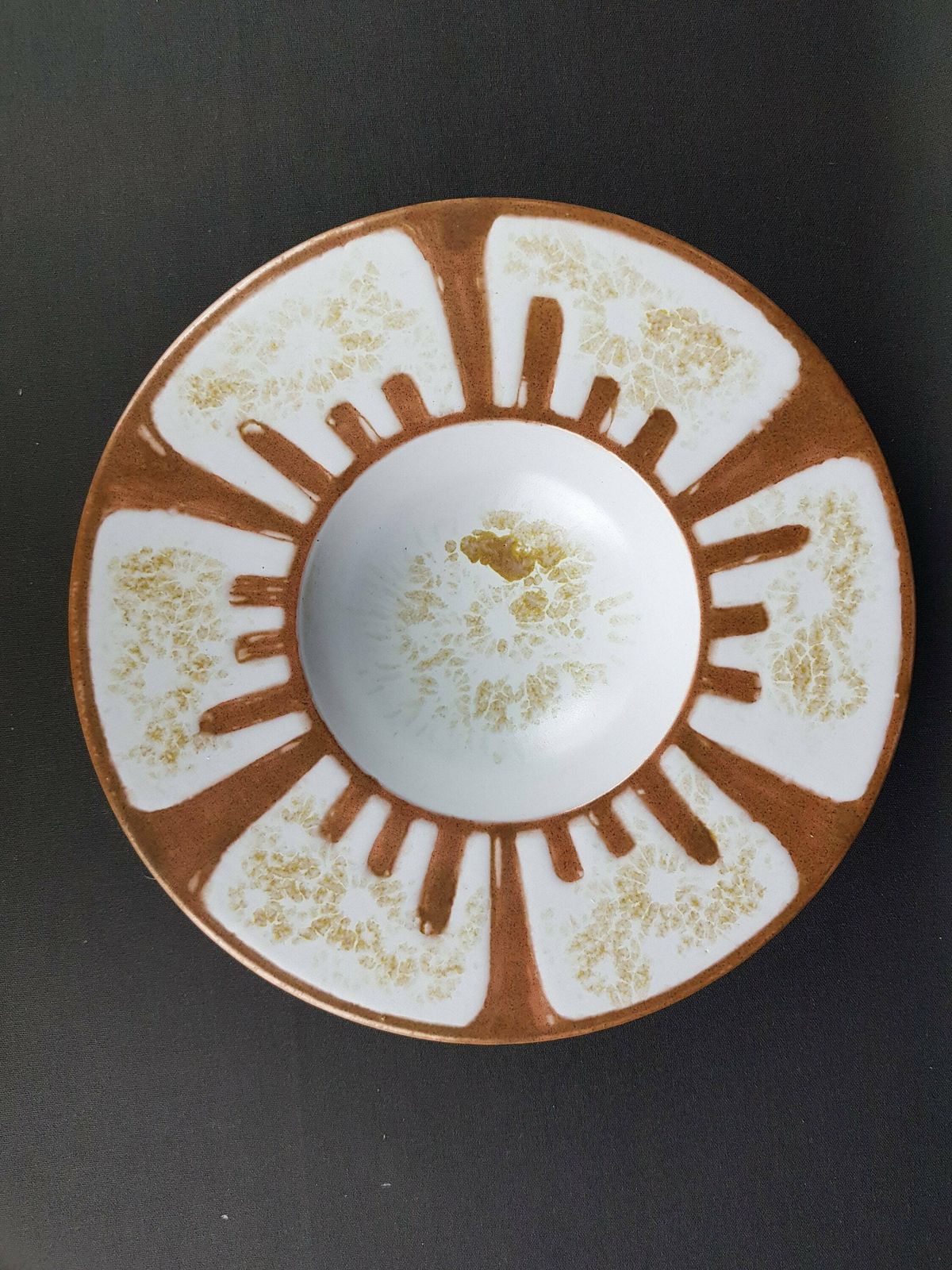 Vintage Karlsruher Majolika Dish/ Bowl 296 By Eva Fritz Lindner West German Pottery 1970s photo Home Decor