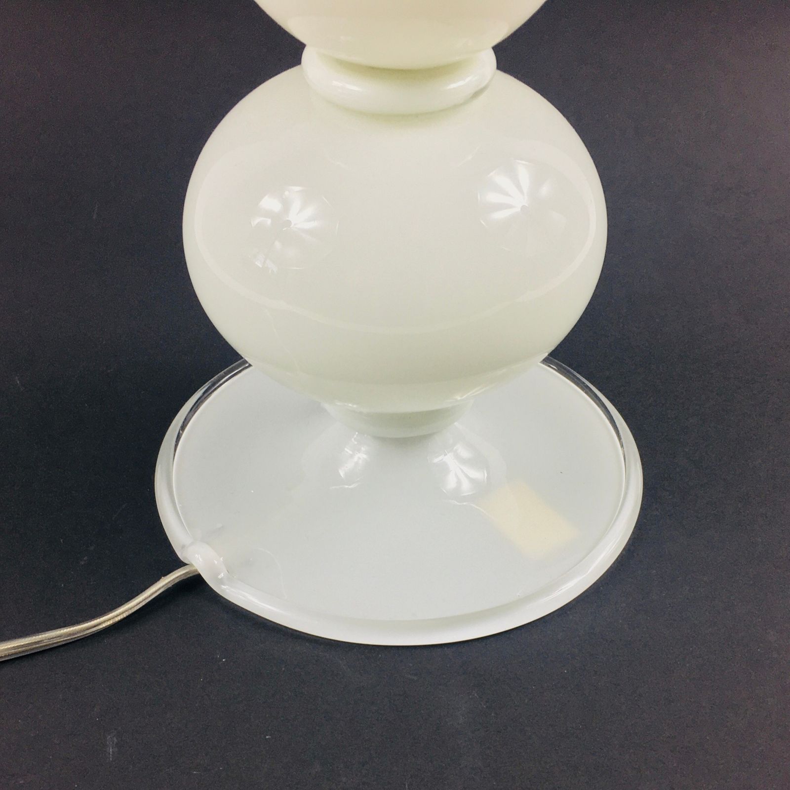 photo for sale Large Mid Century Murano Glass Table Lamp From Barovier & Toso, Italy, 1960s