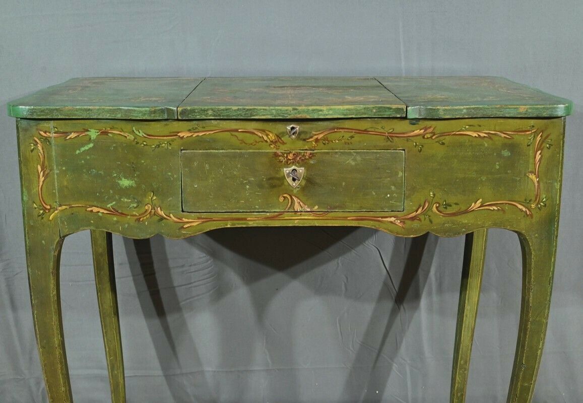 photo buy Small Painted Oak Dressing Table, Louis XV Style, Late 18th Century