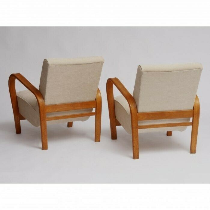 Pair Of Chairs Halabala Hf11, 1960s photo Furniture