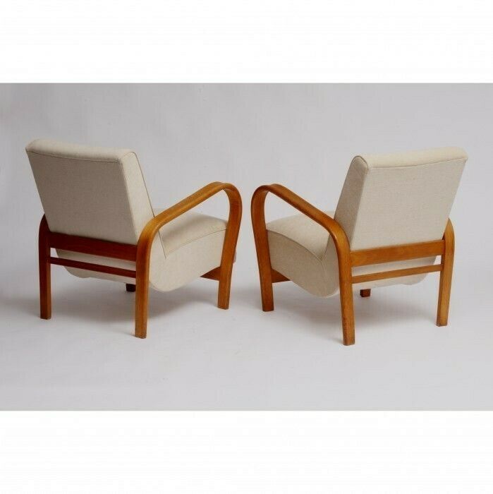Pair Of Chairs Halabala Hf11, 1960s photo 1283.0
