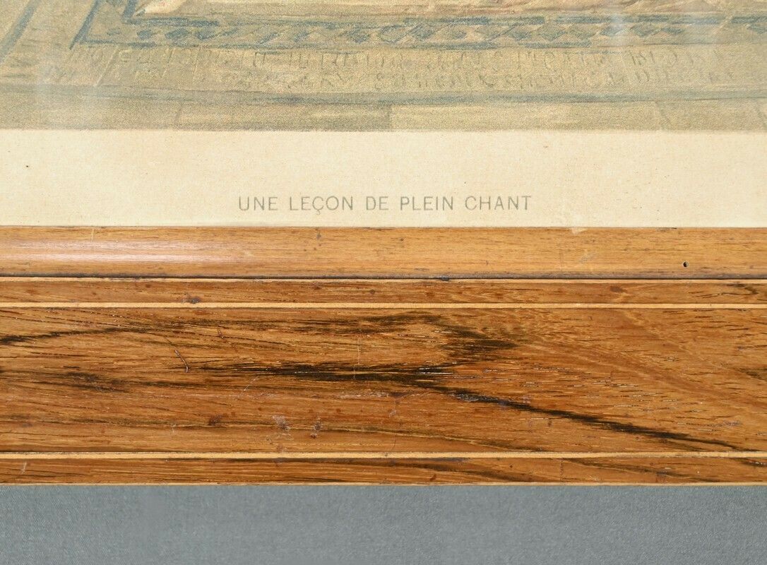 photo furniture Print Titled “A Lesson In Full Singing” After J. Gallegos Y Arnosa – Early 20th Century