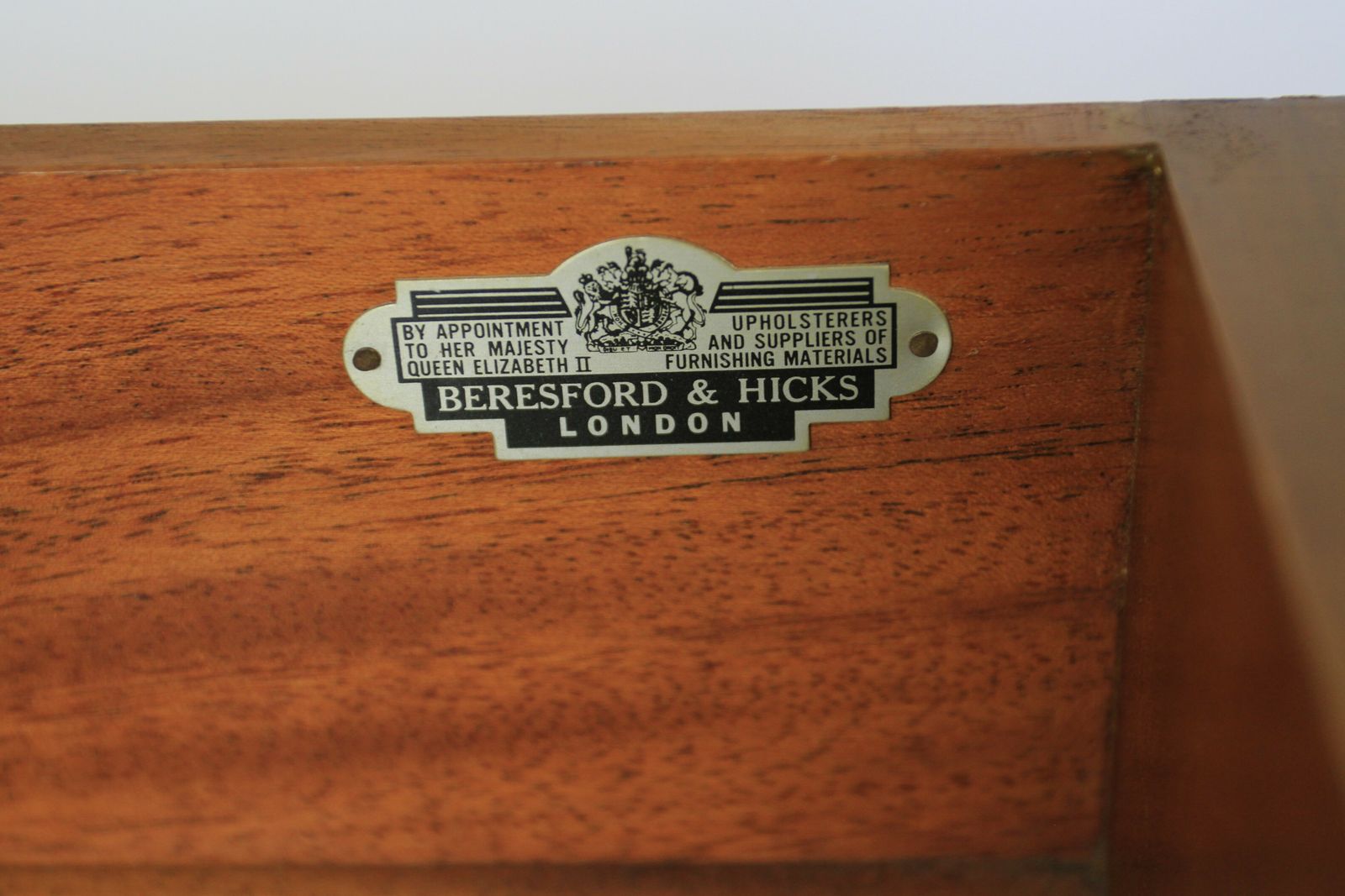 1350.0 Fine Burr Walnut Cocktail Cabinet By Berwick Furniture photo