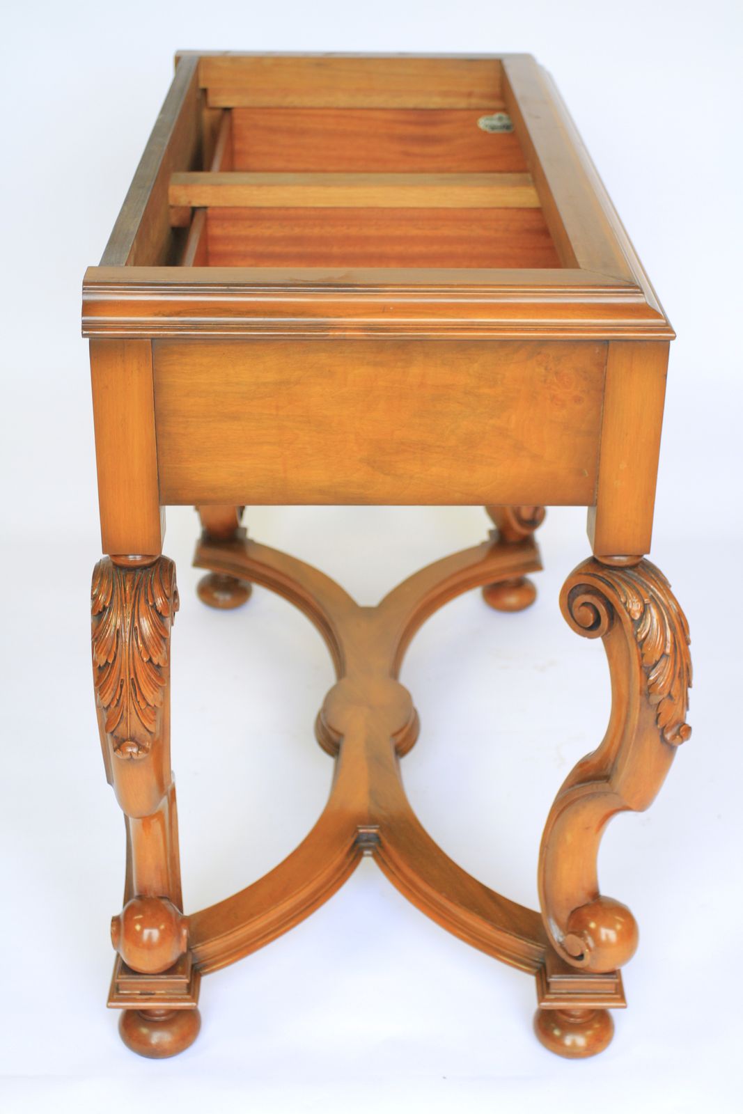 photo vinterior Fine Burr Walnut Cocktail Cabinet By Berwick Furniture