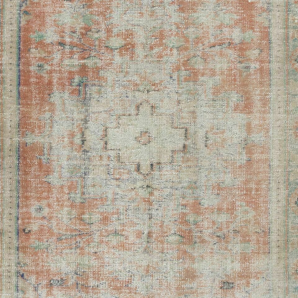 4.8x8.3 Ft Shabby Chic Vintage Handmade Anatolian Area Rug For Farmhouse Decor photo 370.0