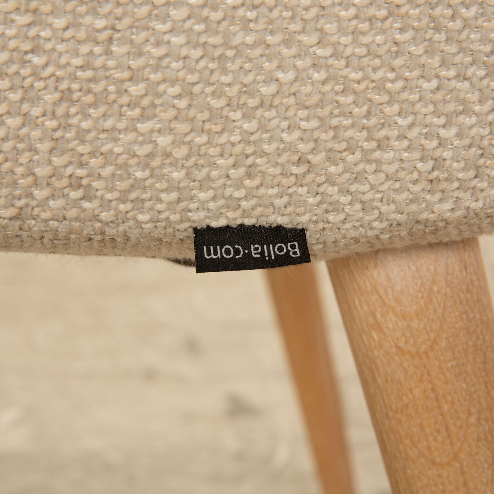 Fauteuil Bolia C3 en tissu crème photo 804.0