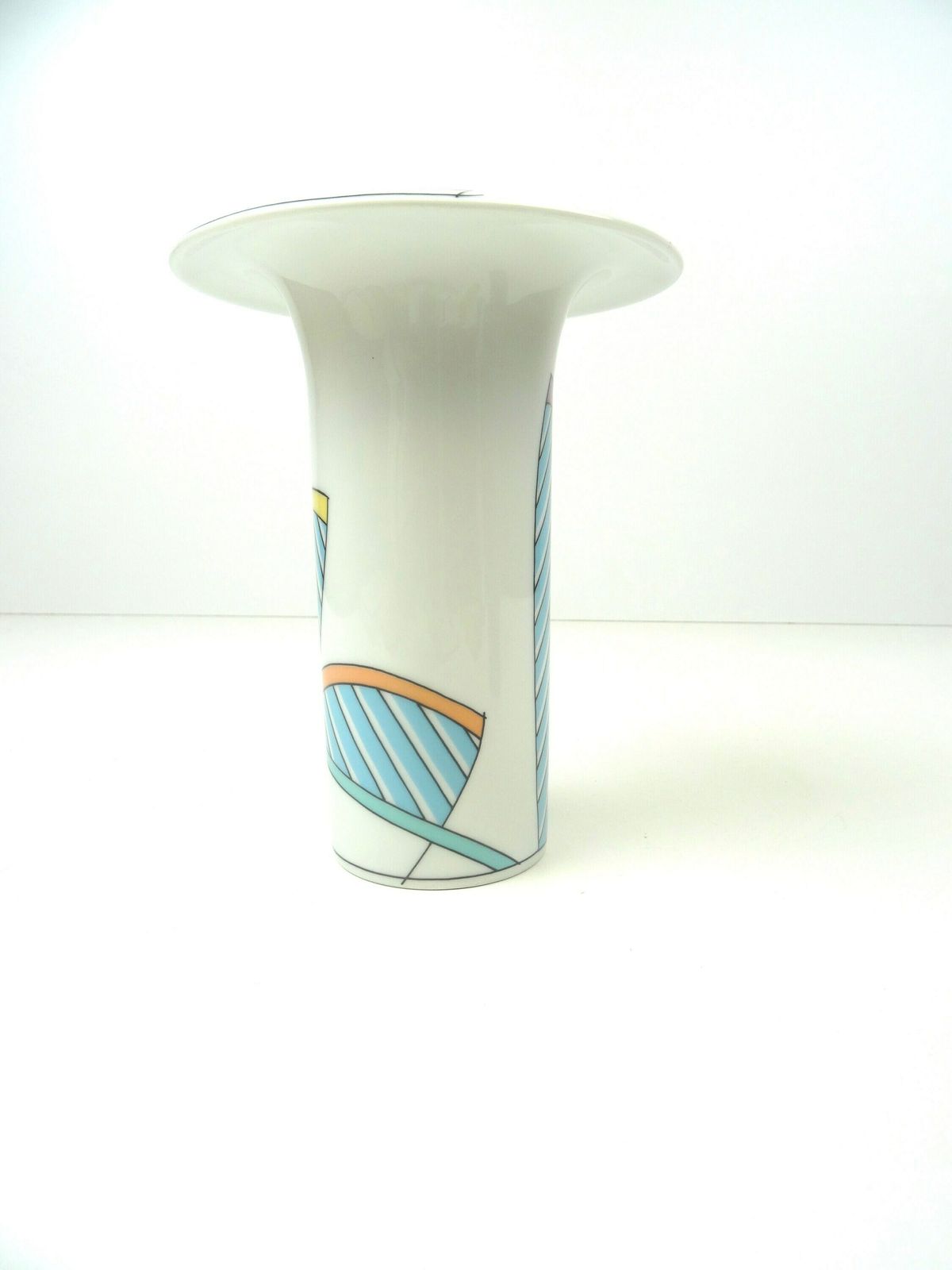 Rare Postmodern 80s Porcelain Vase T. Wirkkala For Rosenthal photo 145.0
