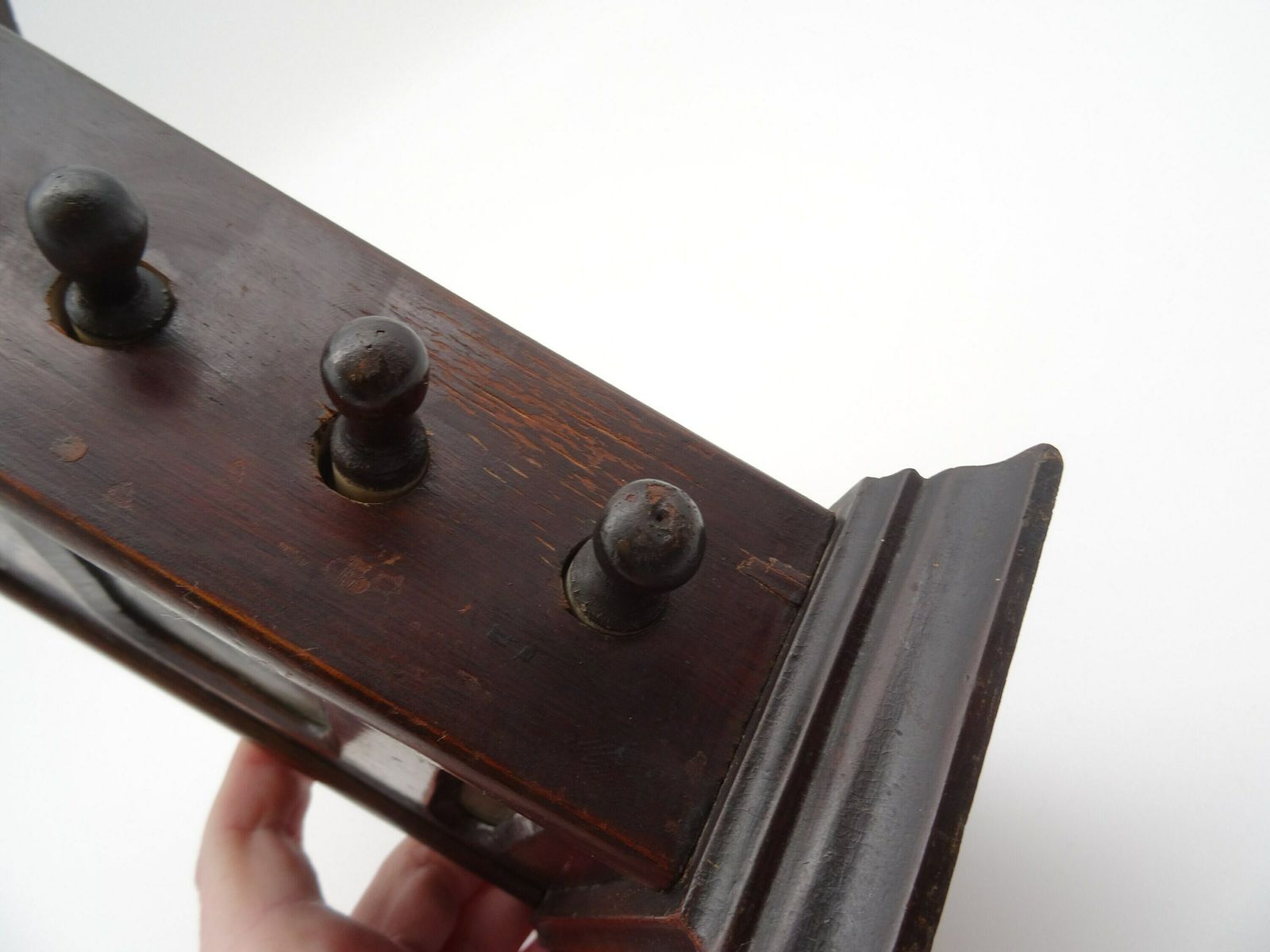 Rare Antique Wooden Perpetual Desk Calendar Great Britain 1890 photo buy