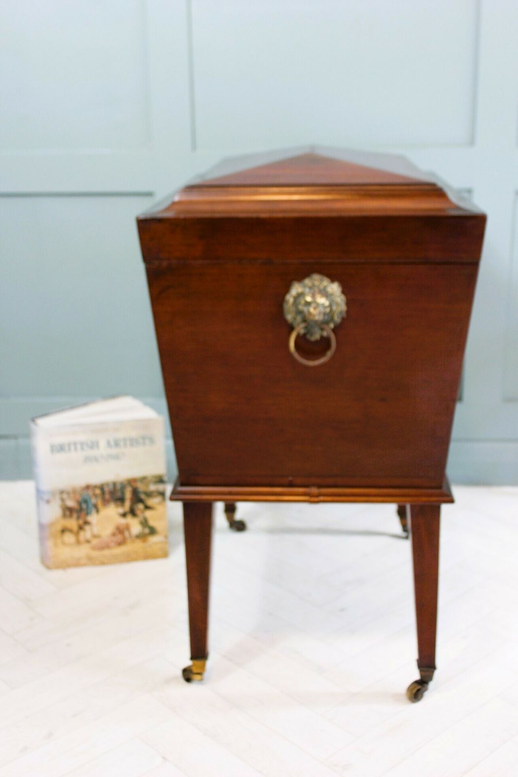 photo furniture Large George IV Mahogany Cellarette Wine Cooler