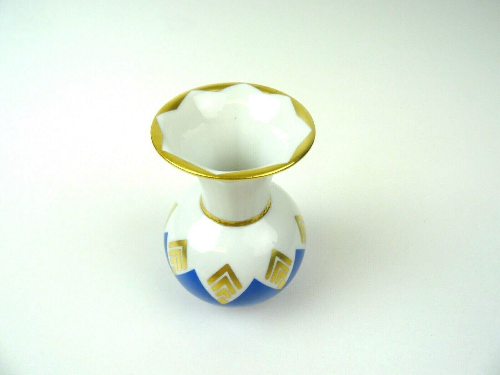 Rare Art Deco Small Porcelain Vase By Rolof photo 261.0