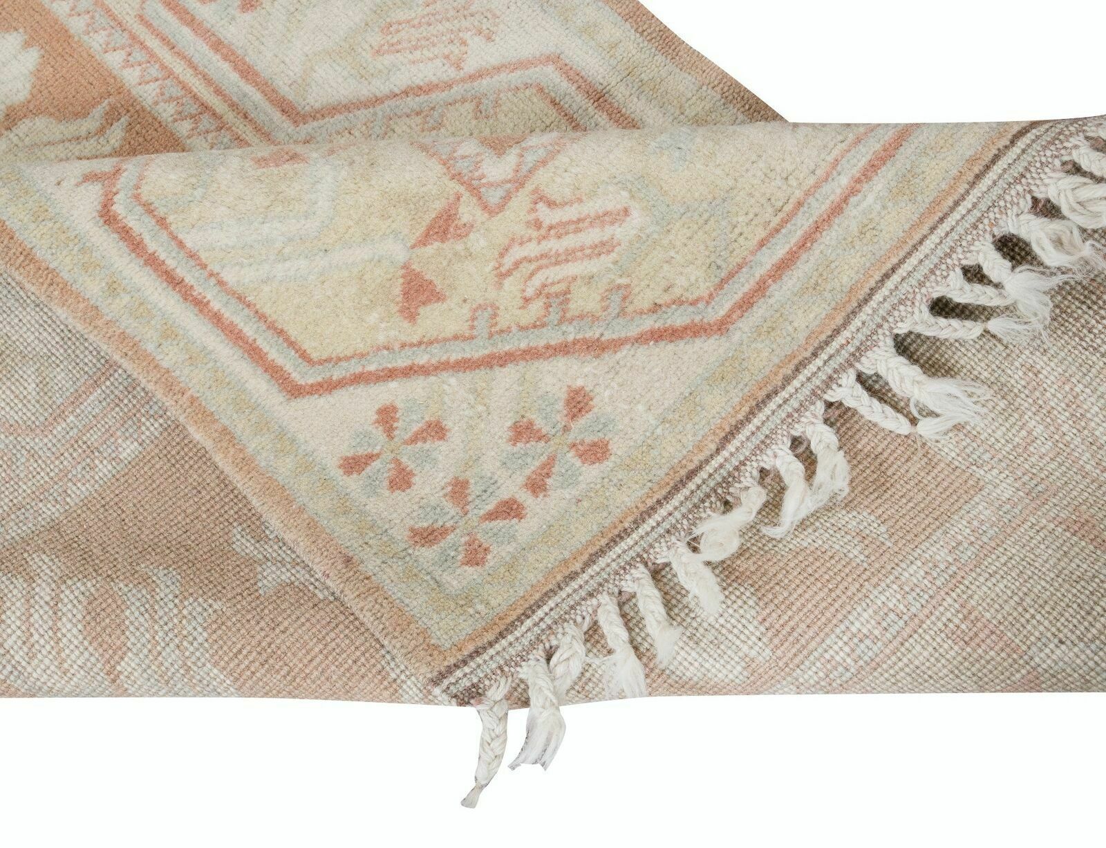 2.7x4.3 Ft Vintage Handmade "Sun Faded" Anatolian Milas Small Wool Rug photo for sale