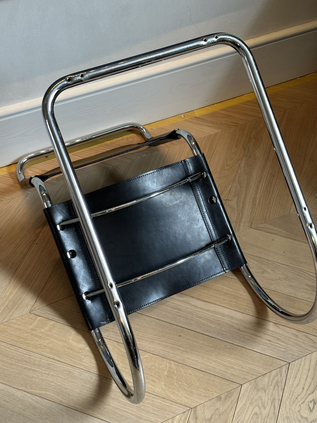Pair Of Vintage 1970s Mies Van Der Rohe Mr10 Cantilever Side/Dining Chairs By Thonet photo vinterior