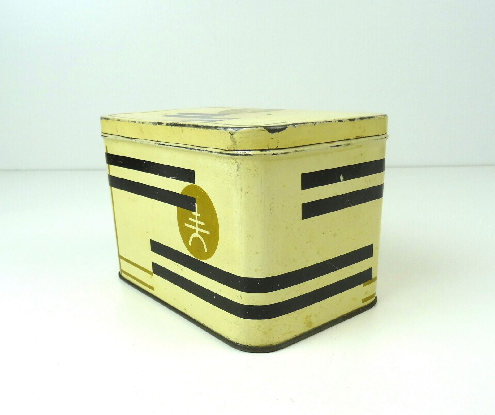 Zeldzame Bauhaus Suprematism Art Deco Blikken Doos photo 238.0