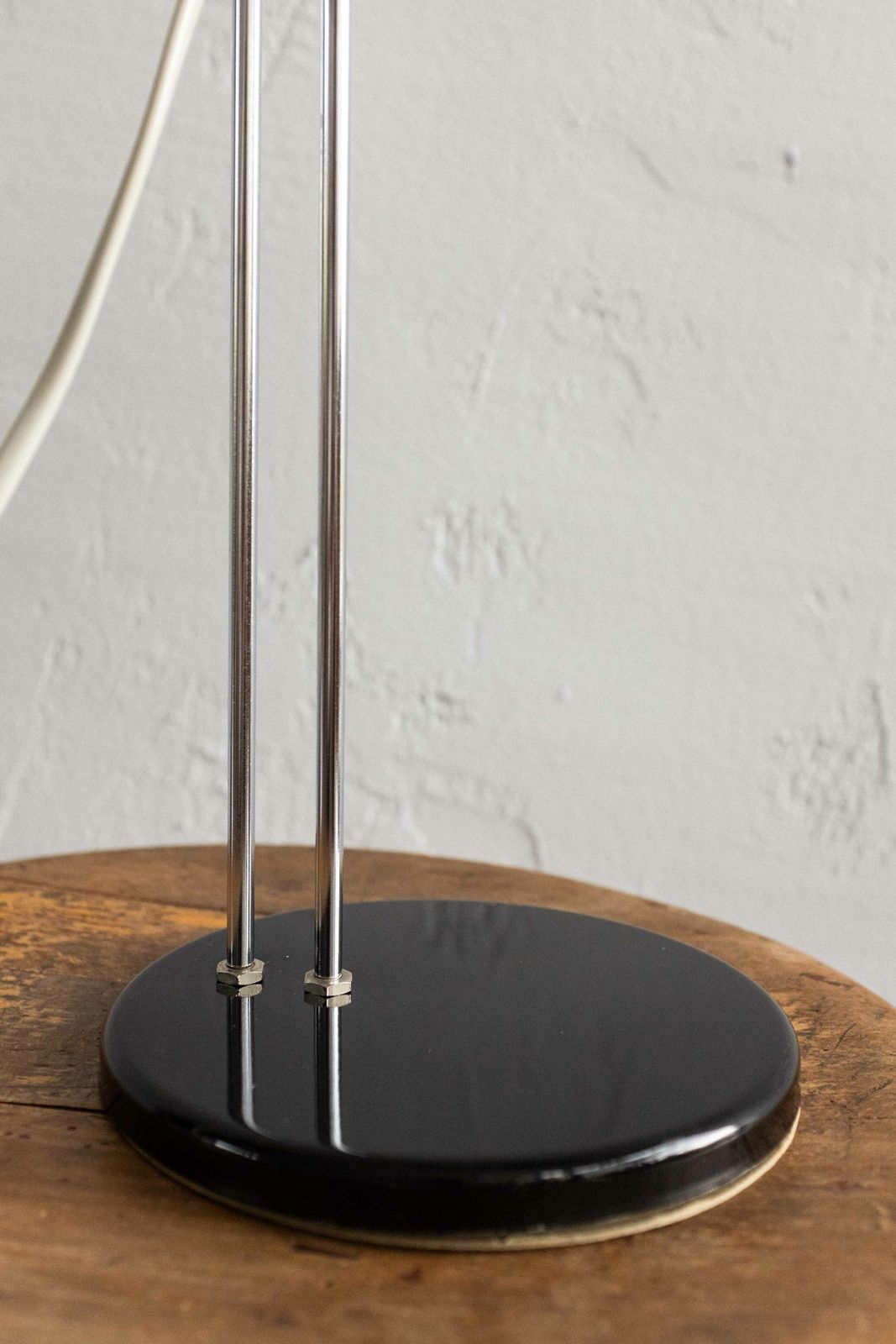 Space Age Czech Silver Table Lamp By Stanislav Indra For Lidokov, 1970s photo for sale