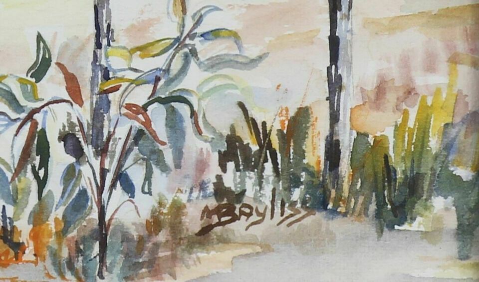 Watercolour By Marie Bayliss. Titled "Near Westwood" photo for sale