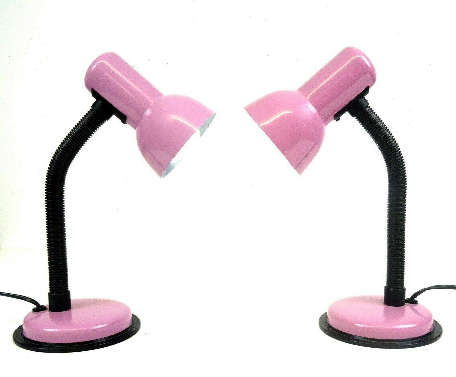 A Pair Of Postmodern Pink Bedside Desk Lamps By Veneta Lumi photo vinterior