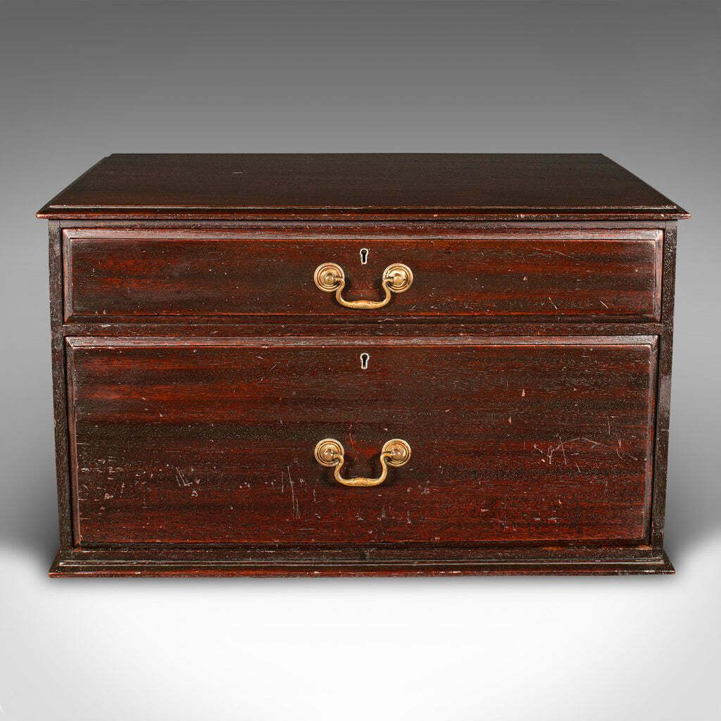 Antique Watchmaker's Cabinet, English, Tabletop Work Chest, Victorian, C.1860 photo furniture