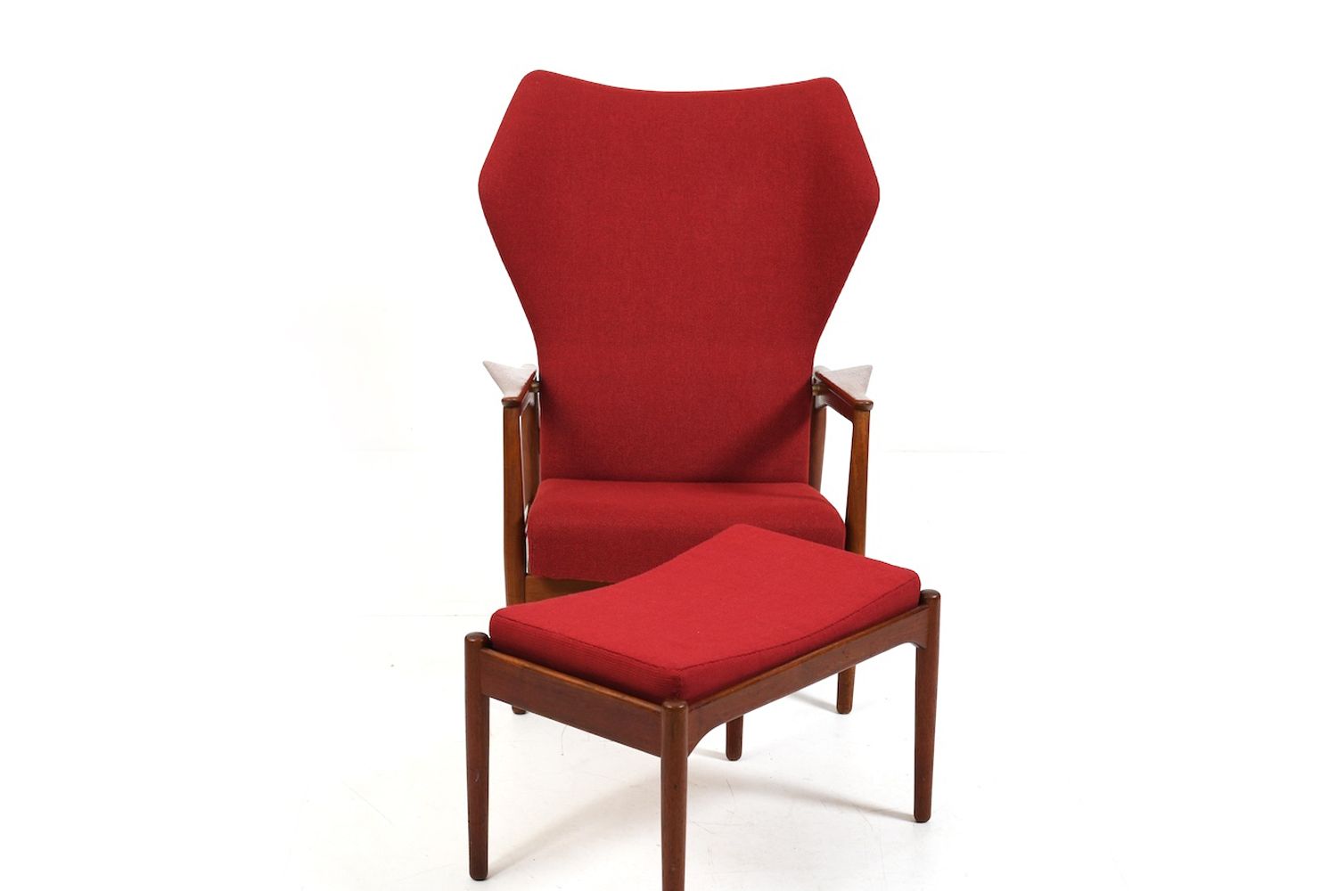 Ib Kofod Larsen Teak Cloud Master Reclinner Chair 1950s photo vinterior