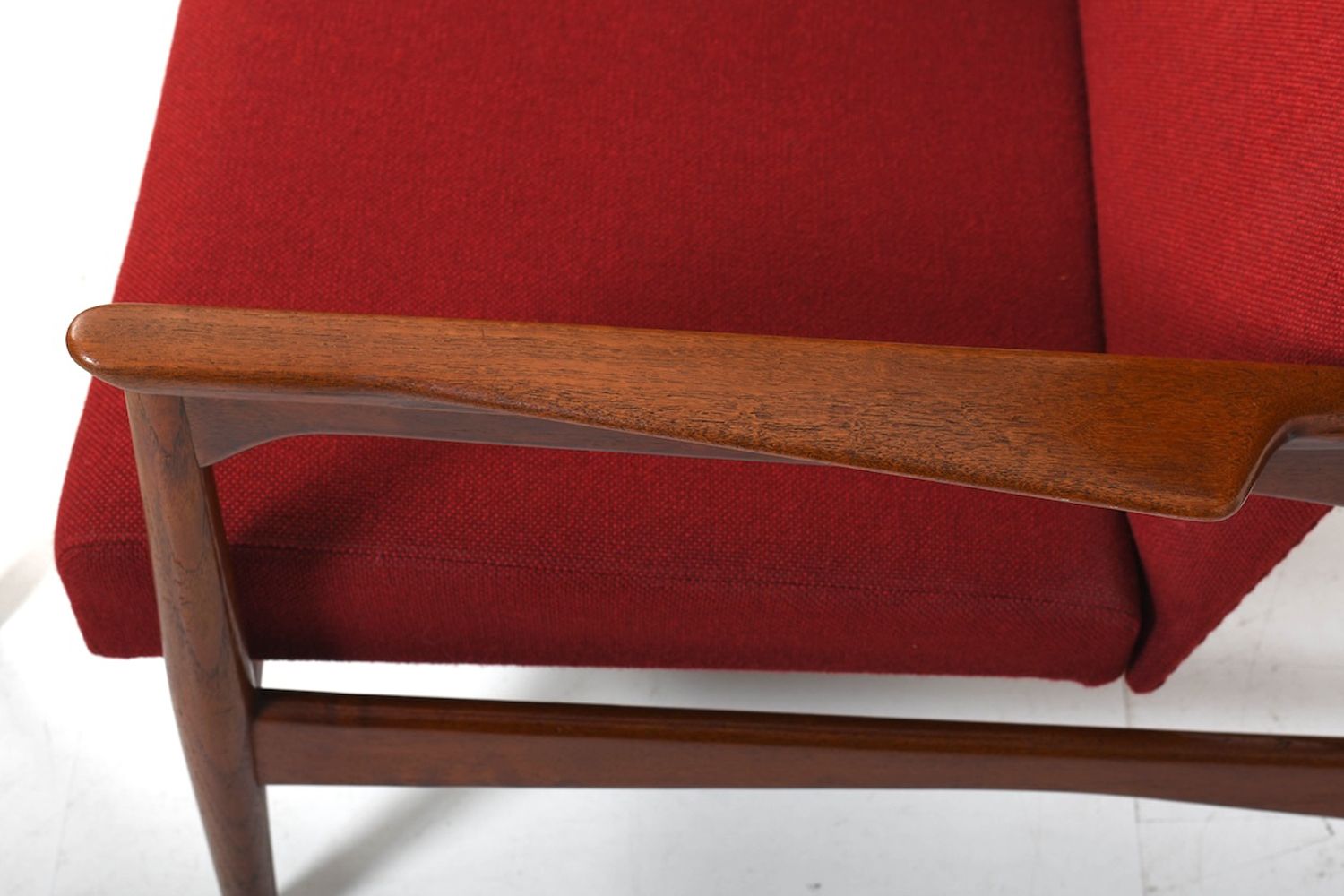 photo for sale Ib Kofod Larsen Teak Cloud Master Reclinner Chair 1950s