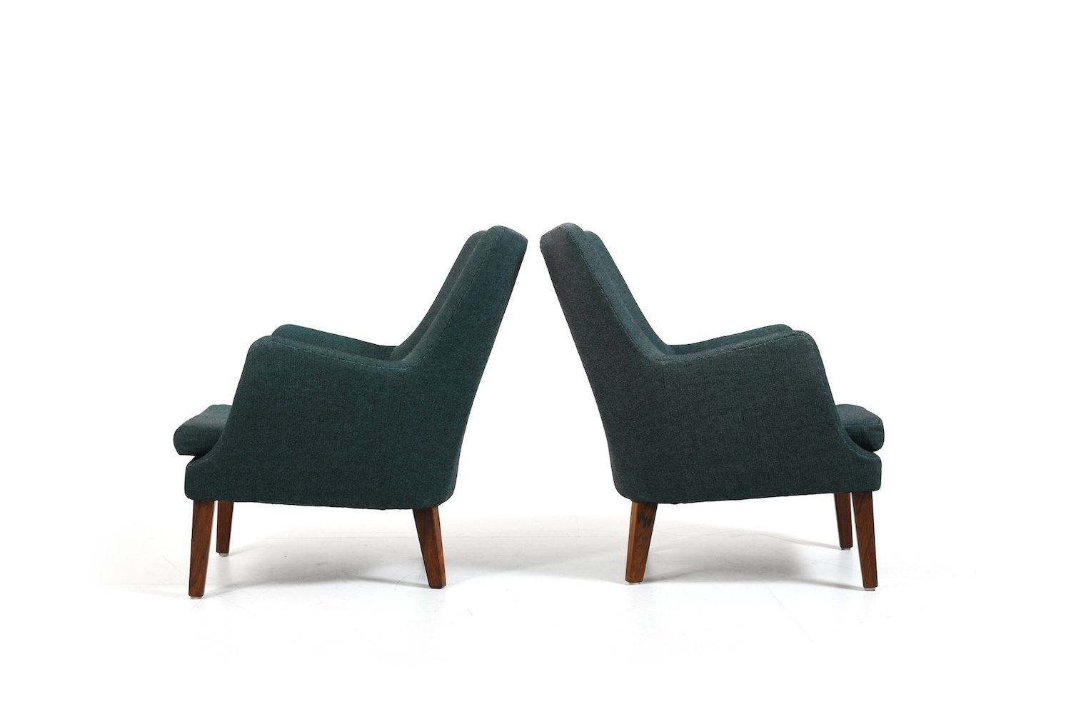 Rare Pair Of Av 53 Easychairs By Arne Vodder 1953 photo Furniture