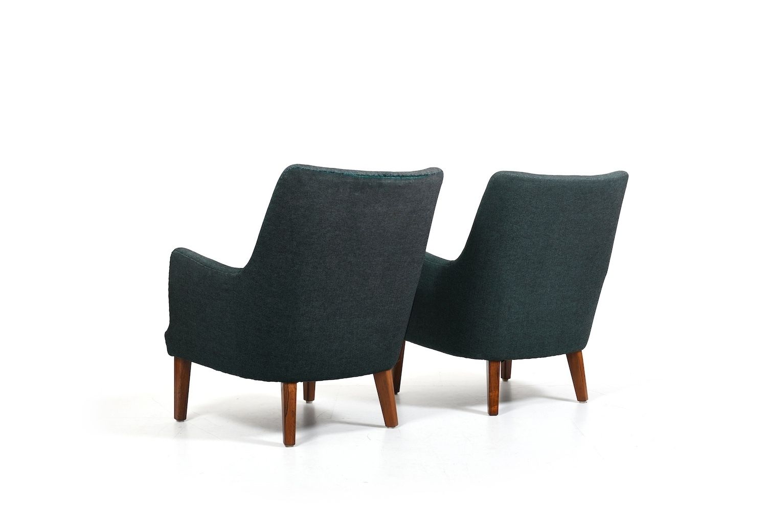 Rare Pair Of Av 53 Easychairs By Arne Vodder 1953 photo 12250.0