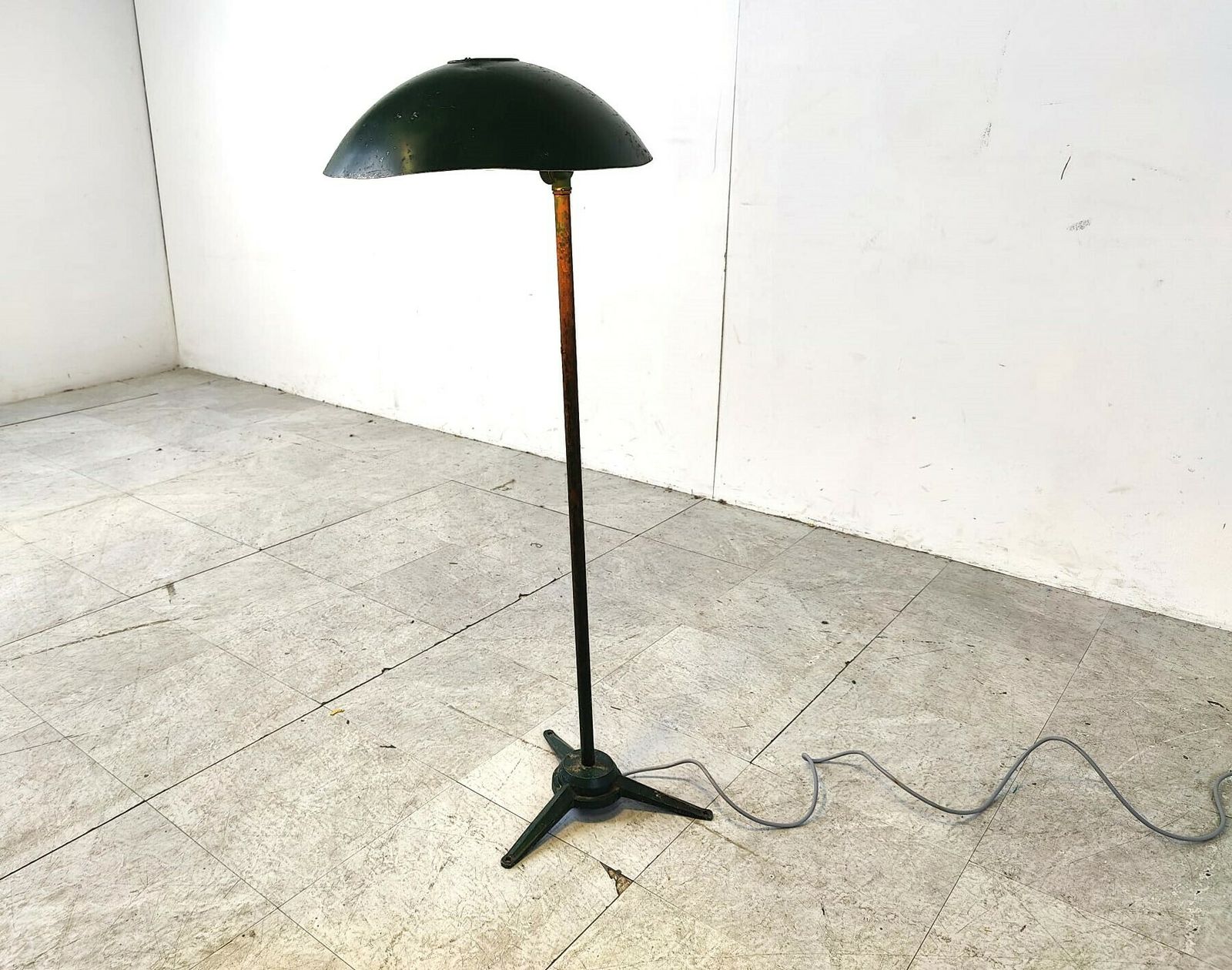 Industrial Metal Floor Lamp, 1970s