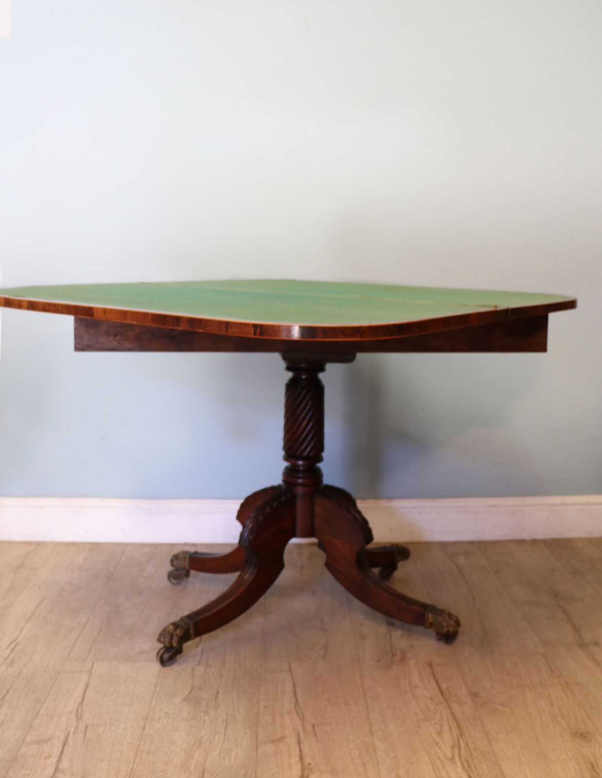 A Wonderful, Top Quality Late Georgian Card Table. photo furniture