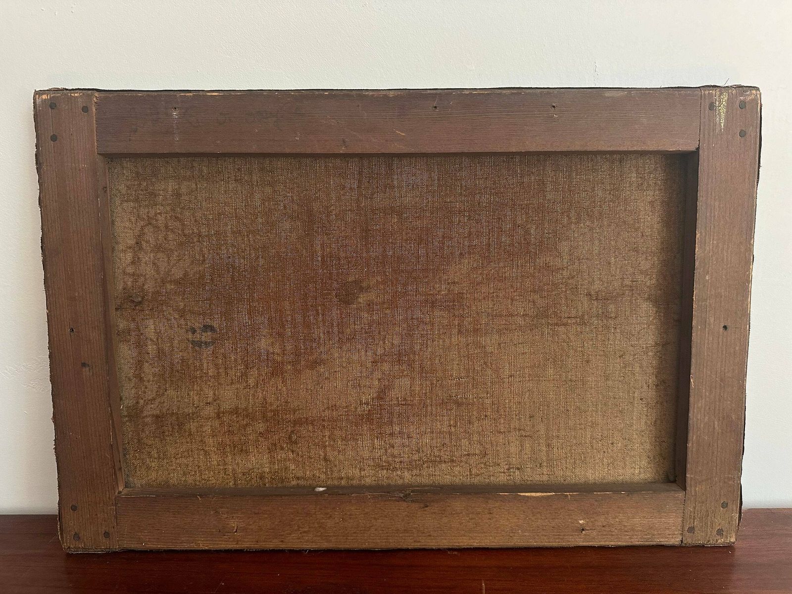 Antique Oil Painting On Canvas, 19thc French School Original Art Signed J.Galland, Village Painting photo buy