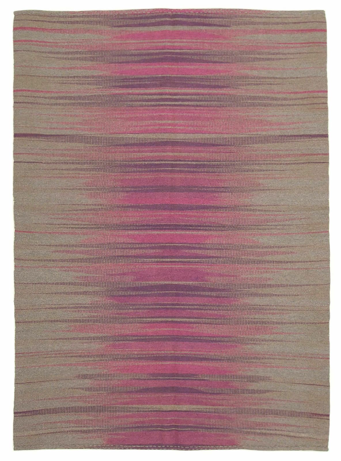 6x8 Purple Contemporary Kilim Rug