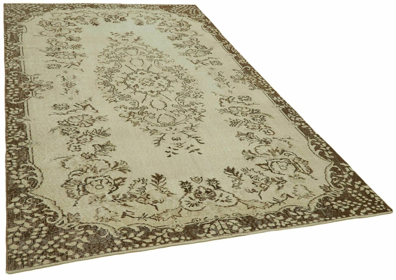 6x9 Beige Turkish Vintage Area Rug   41837 photo furniture