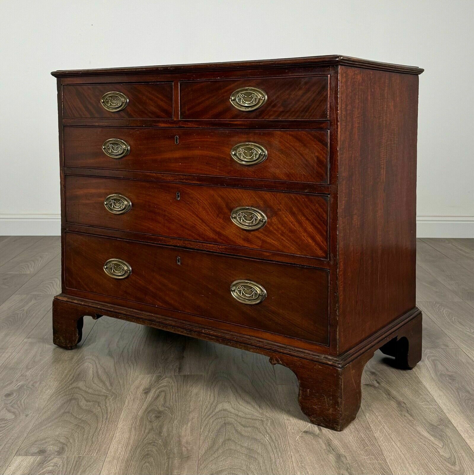 Antique 18th Century Chest Of Drawers In Mahogany photo furniture