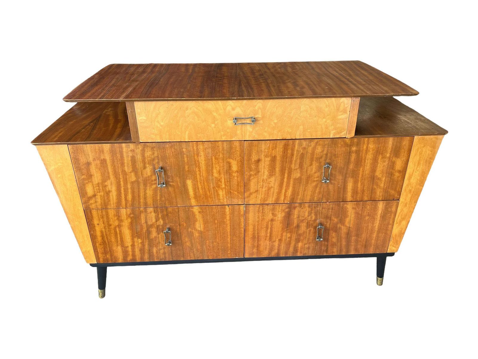 Mid Century Teak And Maple Dressing Lebus . photo furniture