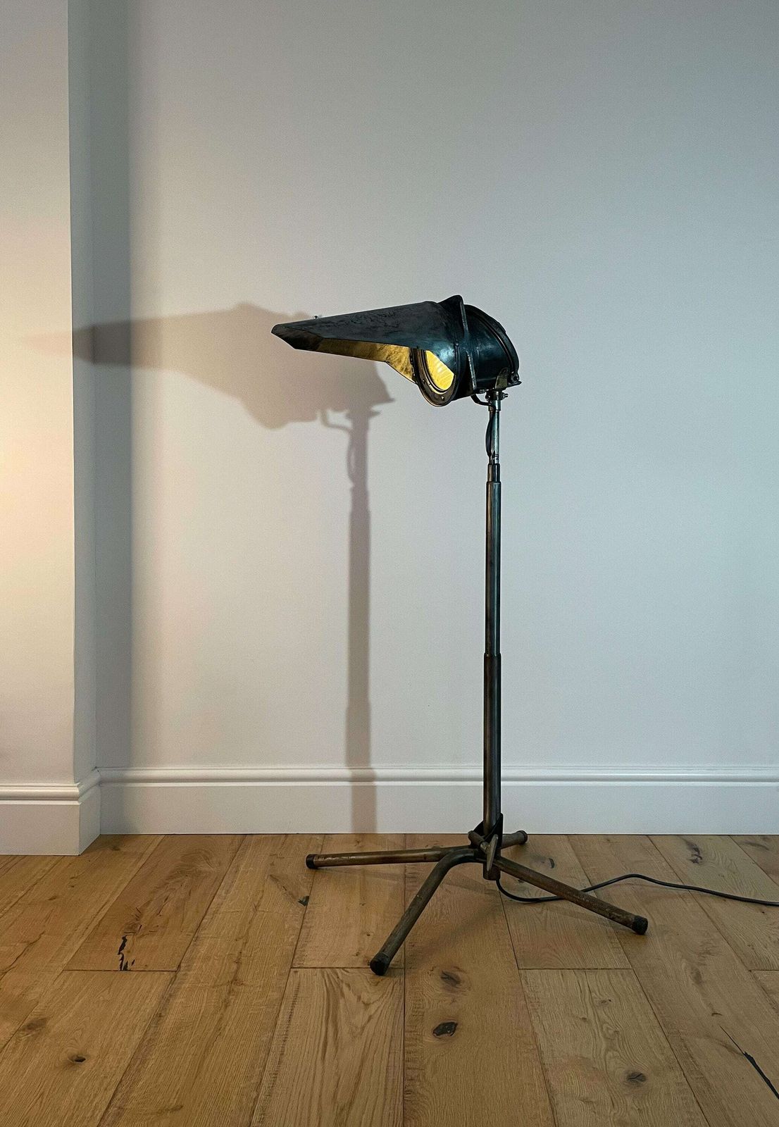 Vintage Scnf French Railway Floor Lamp, Circa 1980s photo furniture